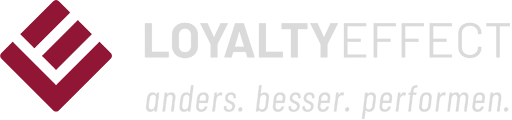 Loyalty Effect – anders.besser.performen. Logo